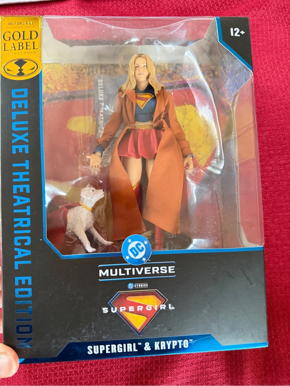 McFarlane Toys DC Multiverse Supergirl & Krypto Gold Label Action Figure Deluxe